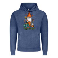 Vintage Denim happy fall y'all gnome Vintage Hoodie - RanaPortraitStore