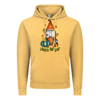Happy Fall Y'all Gnome Vintage Hoodie | Teevron