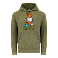 Vintage Olive happy fall y'all gnome Vintage Hoodie - RanaPortraitStore