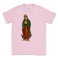 Bubblegum Pink our lady of guadalupe Classic Tee - JahusDesignShop
