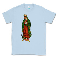 Dusty Blue our lady of guadalupe Classic Tee - JahusDesignShop