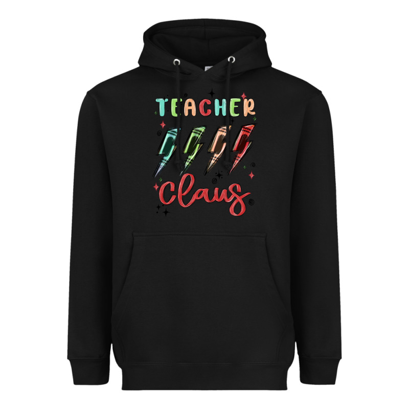 Teacher Claus Heavyweight Hoodie by MaliasSmallBusiness | Teevron