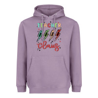 Lavender teacher claus Heavyweight Hoodie - MaliasSmallBusiness
