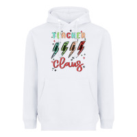 White teacher claus Heavyweight Hoodie - MaliasSmallBusiness