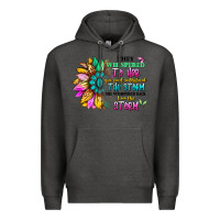 Charcoal Heather they whispered to her you can't withstand the stor Premium Hoodie - Artiststas