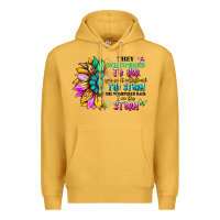 Mustard they whispered to her you can't withstand the stor Premium Hoodie - Artiststas