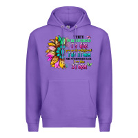 Purple they whispered to her you can't withstand the stor Premium Hoodie - Artiststas
