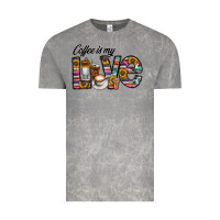 Cloud Rock coffee İs mt love Vintage Tee - CowhideDigitalArt