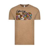 Vintage Coffee coffee İs mt love Vintage Tee - CowhideDigitalArt