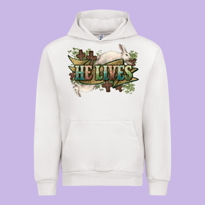 He Lives Easter Urban Hoodie Designed By Nancycooperartshop