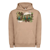Pigment Burro He lives Easter Urban Hoodie - NancyCooperArtShop