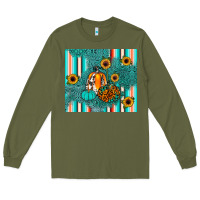 Army Green pumpkin Long Sleeve Tee - JahusDesignShop