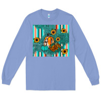 Colony Blue pumpkin Long Sleeve Tee - JahusDesignShop