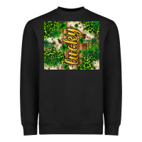 Black St. Patrick's Day lucky tumbler Heavyweight Sweatshirt - Neo Western