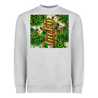 Heather Grey St. Patrick's Day lucky tumbler Heavyweight Sweatshirt - Neo Western