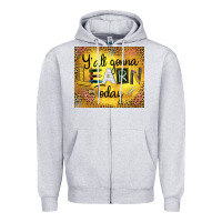 Heather Grey Western Y'all Gonna Learn Today Zipper Hoodie - LillyAllenDesigns