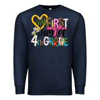 Navy my first day of 4th grade Premium Sweatshirt - NancyCooperArtShop