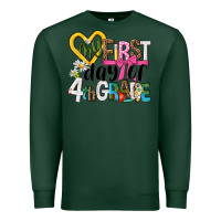 Sports Green my first day of 4th grade Premium Sweatshirt - NancyCooperArtShop