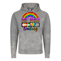 Cloud Rock gay pride loading Vintage Hoodie - Zillion Design Studio