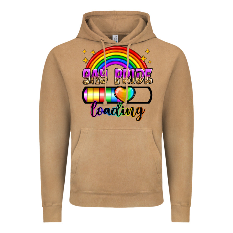 Gay Pride Loading Vintage Hoodie by Zillion Design Studio | Teevron