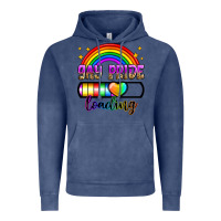 Vintage Denim gay pride loading Vintage Hoodie - Zillion Design Studio