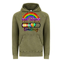 Vintage Olive gay pride loading Vintage Hoodie - Zillion Design Studio