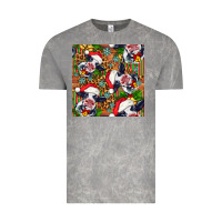 Christmas Leopard Cow Vintage Tee | Teevron
