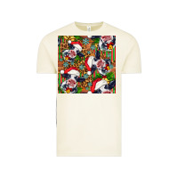 Vintage Arctic christmas leopard cow Vintage Tee - FaDigitalArtStudio