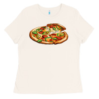 Bone big pizza Ladies Tee - AdoDesignShop