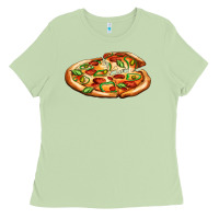 Matcha big pizza Ladies Tee - AdoDesignShop