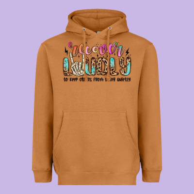 Recover Loudly To Keep Others From Dying Quietly M Heavyweight Hoodie Designed By Maliassmallbusiness