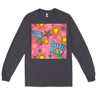 Smoke summer time of the sun seamless pattern Long Sleeve Tee - BundleAndBundleShop