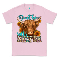 Bubblegum Pink don't be a salty heifer long haired cow Classic Tee - Jasminsmagicworld