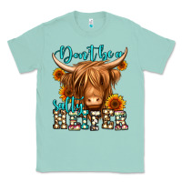 Seafoam don't be a salty heifer long haired cow Classic Tee - Jasminsmagicworld