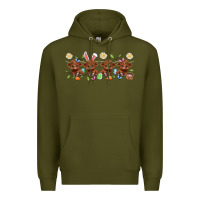 Army Green easter day baby heifers Premium Hoodie - Artiststas