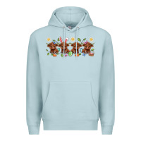 Blue Mist easter day baby heifers Premium Hoodie - Artiststas