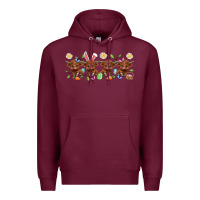 Burgundy easter day baby heifers Premium Hoodie - Artiststas