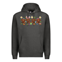 Charcoal Heather easter day baby heifers Premium Hoodie - Artiststas
