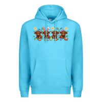 Ocean Blue easter day baby heifers Premium Hoodie - Artiststas