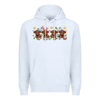 White easter day baby heifers Premium Hoodie - Artiststas