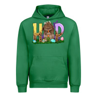 Emerald Hop rabbit Urban Hoodie - NancyCooperArtShop