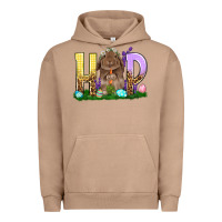 Pigment Burro Hop rabbit Urban Hoodie - NancyCooperArtShop