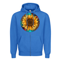 True Royal sunflower christmas ornament Zipper Hoodie - Jasminsmagicworld