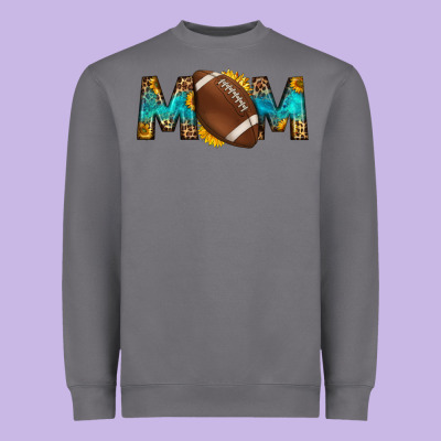 Western Mom American Football Heavyweight Sweatshirt Designed By Hra Design Shop