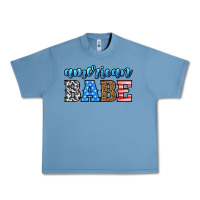 Pebble Blue american babe Urban Heavy Tee - HRA Design Shop
