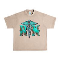 French Oak registered medical symbol nurse Urban Heavy Tee - BarkalooDesign