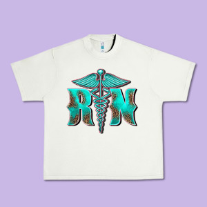 Registered Medical Symbol Nurse Urban Heavy Tee Designed By Barkaloodesign