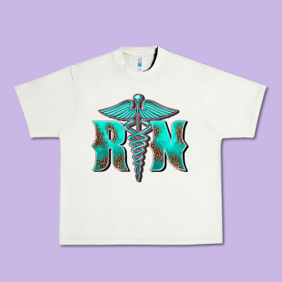 Registered Medical Symbol Nurse Urban Heavy Tee Designed By Barkaloodesign