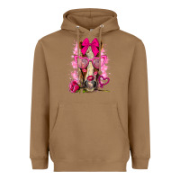 Toasted Coconut valentines day horse with sunglasses Heavyweight Hoodie - NancyCooperArtShop