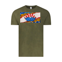 Vintage Olive usa life license plate Vintage Tee - HRA Design Shop
